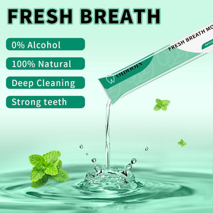 Travel Size Mouthwash Pack of 20 – Portable 0.4 Fl oz Mini Mouthwash for Fresh Breath