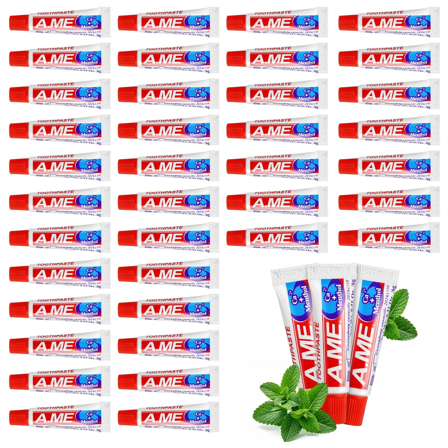 Travel Size Toothpaste Bulk – 200 Pack, Disposable On-The-Go Pocket Toothpaste for Travel