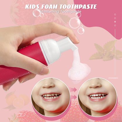 Fluoride Free Foam Kids Toothpaste - ELOTAME Mint Mix for Toddlers
