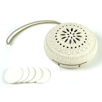 Travel Sized Portable Mini Diffuser for Essential Oils | Waterless No-Sound Aromatherapy for Bedroom, Office, Car