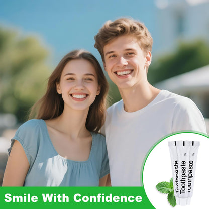 Travel Toothpaste Bulk 50-Pack – 10g/0.35oz for Hotels, Camping & Charities
