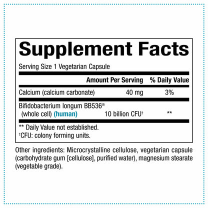 Natural Factors TravelBiotic Probiotic – 10B CFU, Vegan, 60 Capsules