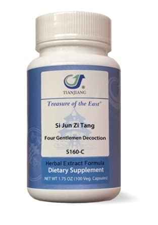 Treasure of the East Si Jun Zi Tang 5:1 Granules - Four Gentlemen Decoction, 100 Capsules | MBE & WBE BritishVita | Premium UK Vitamins & Wellness Supplements