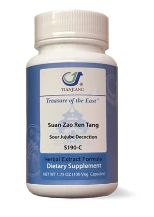 Treasure of the East Sour Jujube Decoction 5:1 Granules | 100 Capsules BritishVita | Premium UK Vitamins & Wellness Supplements