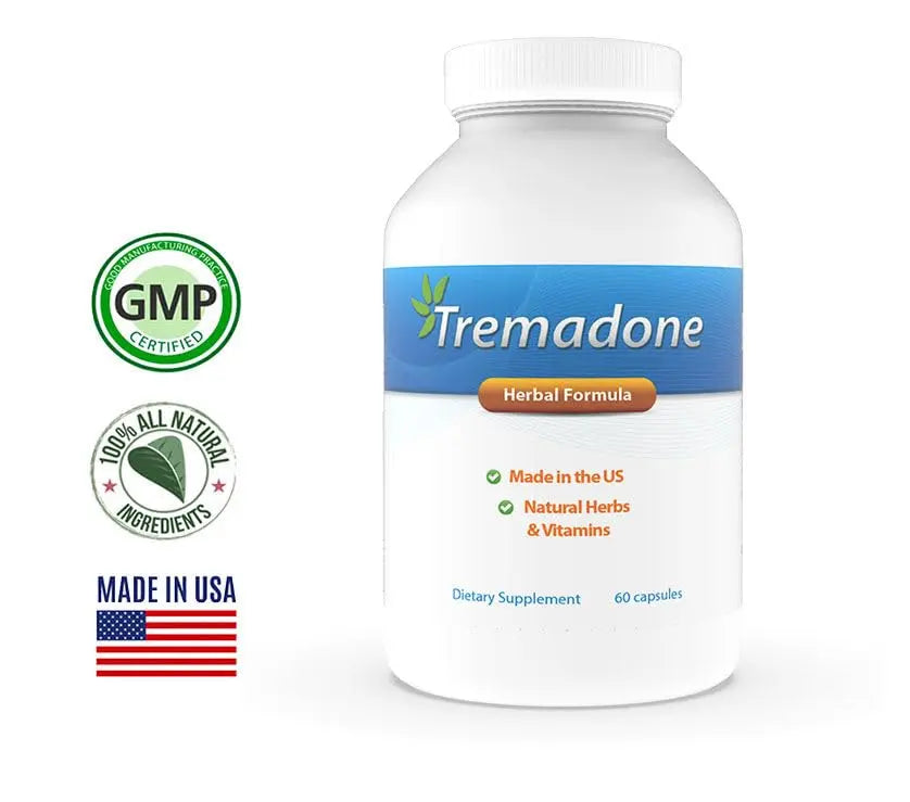 Tremadone - Essential Tremor Relief Supplement by Nutriganix | All-Natural, Gluten Free & Dairy Free BritishVita | Premium UK Vitamins & Wellness Supplements