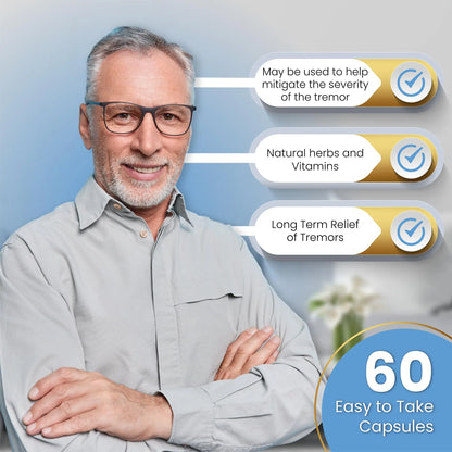 Tremadone - Essential Tremor Relief Supplement by Nutriganix | All-Natural, Gluten Free & Dairy Free BritishVita | Premium UK Vitamins & Wellness Supplements