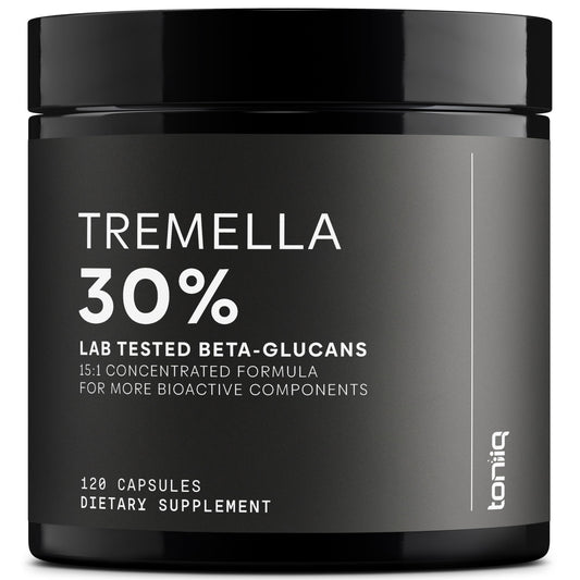 Tremella Mushroom Ultra High Potency 15:1 Extract – 30% Beta Glucans | 120 Capsules BritishVita | Premium UK Vitamins & Wellness Supplements