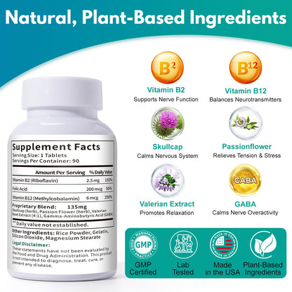 Essential Tremor Relief Supplement – Herbal Support (90 Count)