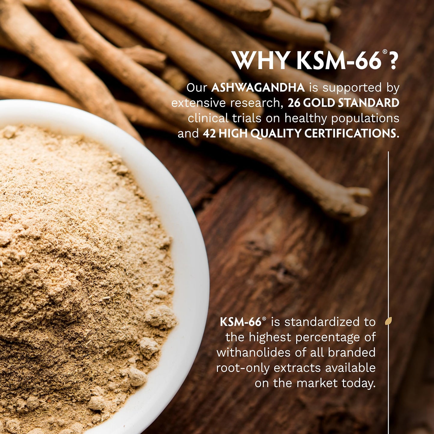 TRIBE ORGANICS KSM-66 Ashwagandha – 600mg, Vegan, Organic, 90 Caps