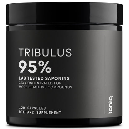 Tribulus Terrestris for Men – Ultra High Potency 25:1 Extract | 95% Saponins | 1300mg | 120 Capsules