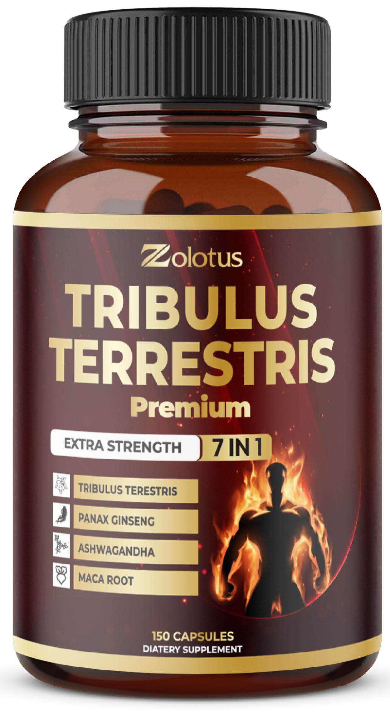 Tribulus Terrestris Supplement for Men & Women - 150 Capsules (5-Month Supply)