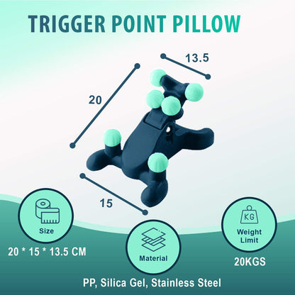 Trigger Point Pillow - Neck Pain Relief, Traction & Acupressure