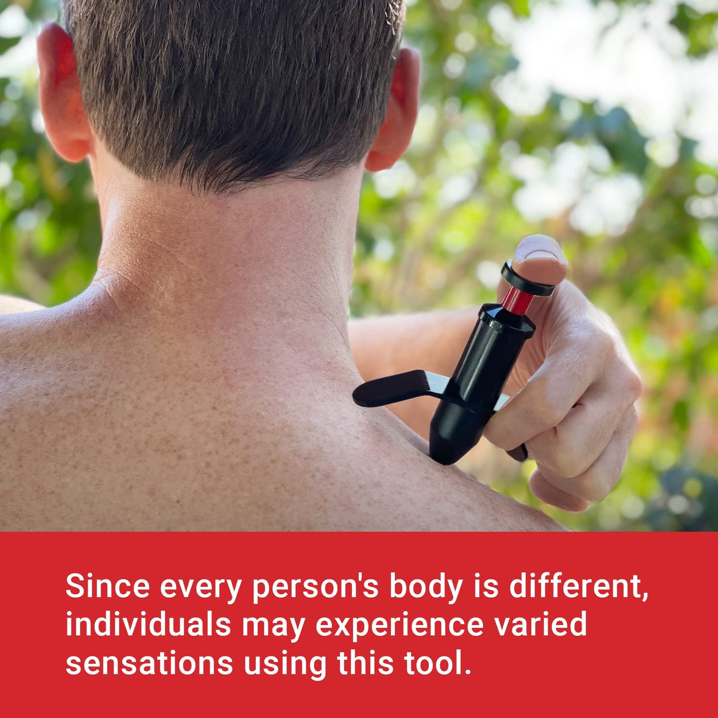 Trigger Point Stimulator Tool - Electric Current Sensation with No Needles No Battery (2 Packs)