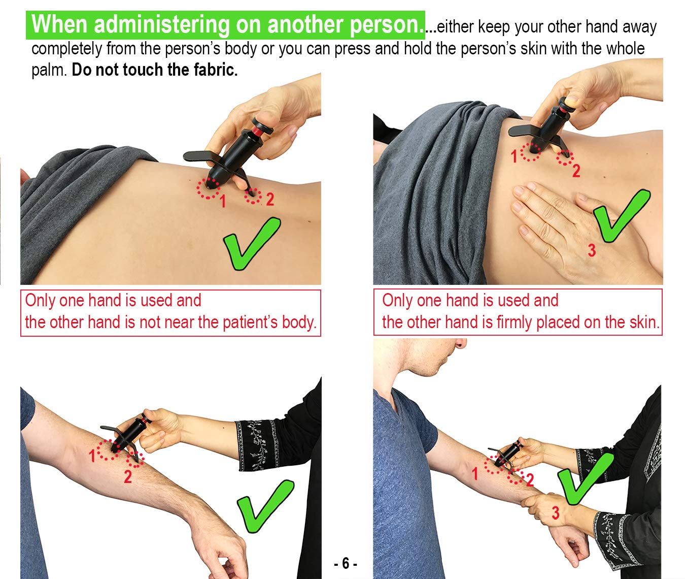 Trigger Point Stimulator Tool - Electric Current Sensation with No Needles No Battery (2 Packs)