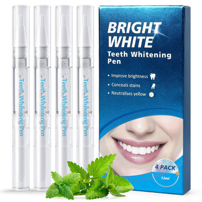 Trihood Teeth Whitening Pen - 4 Pack, Instant Whitening, Safe for Sensitive Teeth