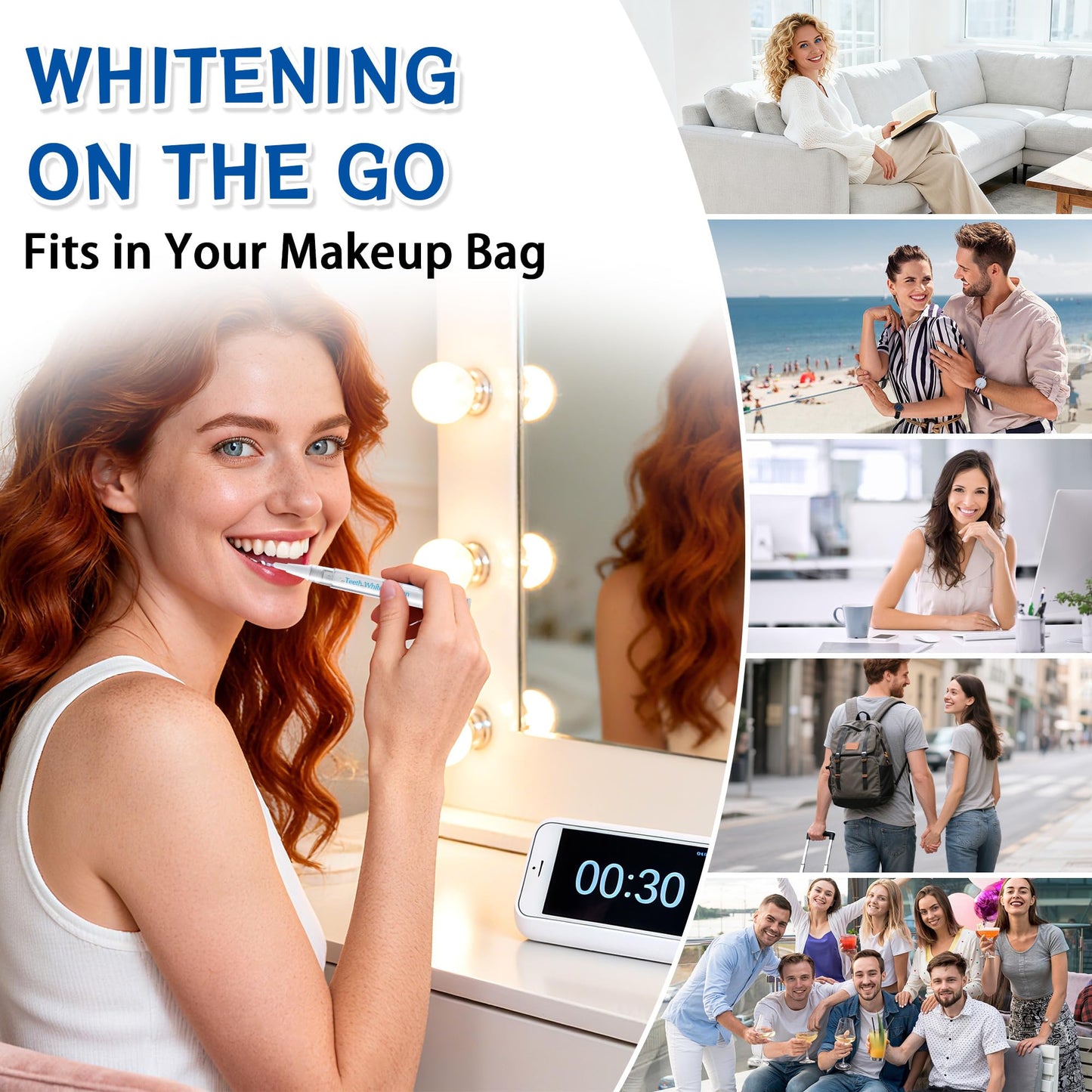 Trihood Teeth Whitening Pen - 4 Pack, Instant Whitening, Safe for Sensitive Teeth