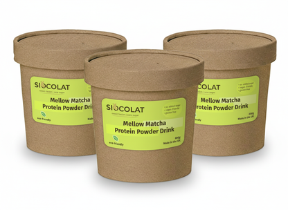 Mellow Matcha Protein Trio Bundle - Sugar-Free Vegan Green Tea Collection