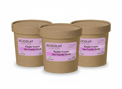 Siocolat Ube Protein Trio - Premium Sugar-Free Vegan Bundle with Southeast Asian Soul