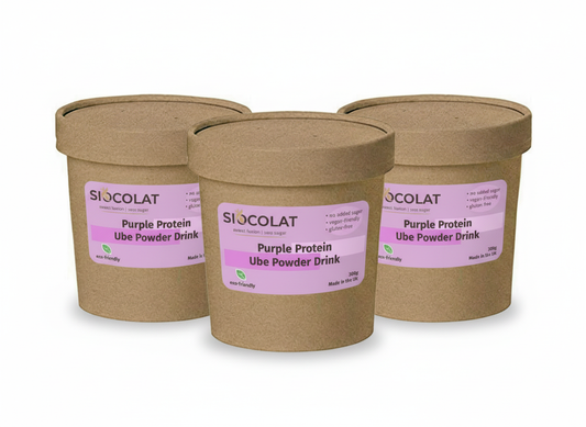 Siocolat Ube Protein Trio - Premium Sugar-Free Vegan Bundle with Southeast Asian Soul