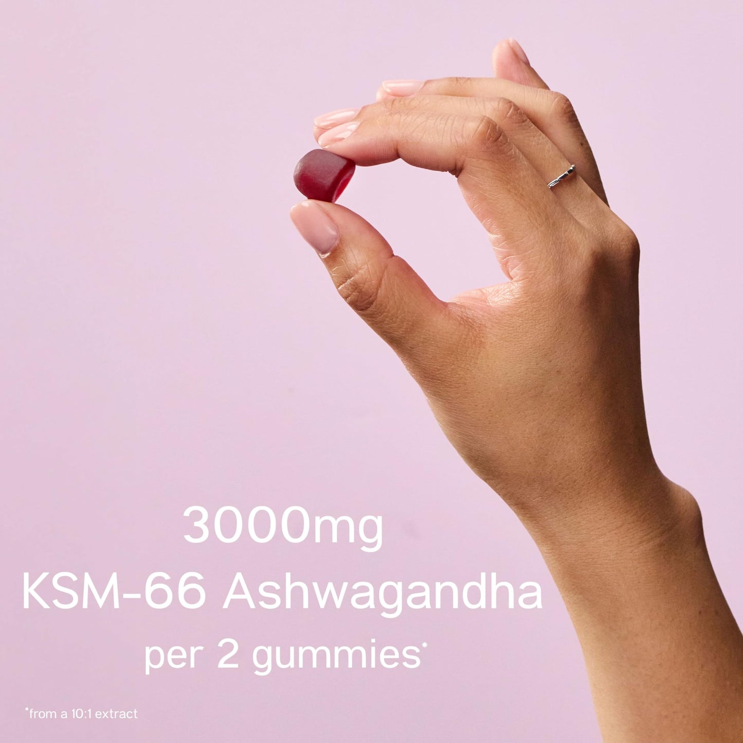 TRIP Ashwagandha Gummies with Vitamin D12 & B Vitamins - 3000mg KSM-66 per Serving, Vegan Cherry, 60 Count