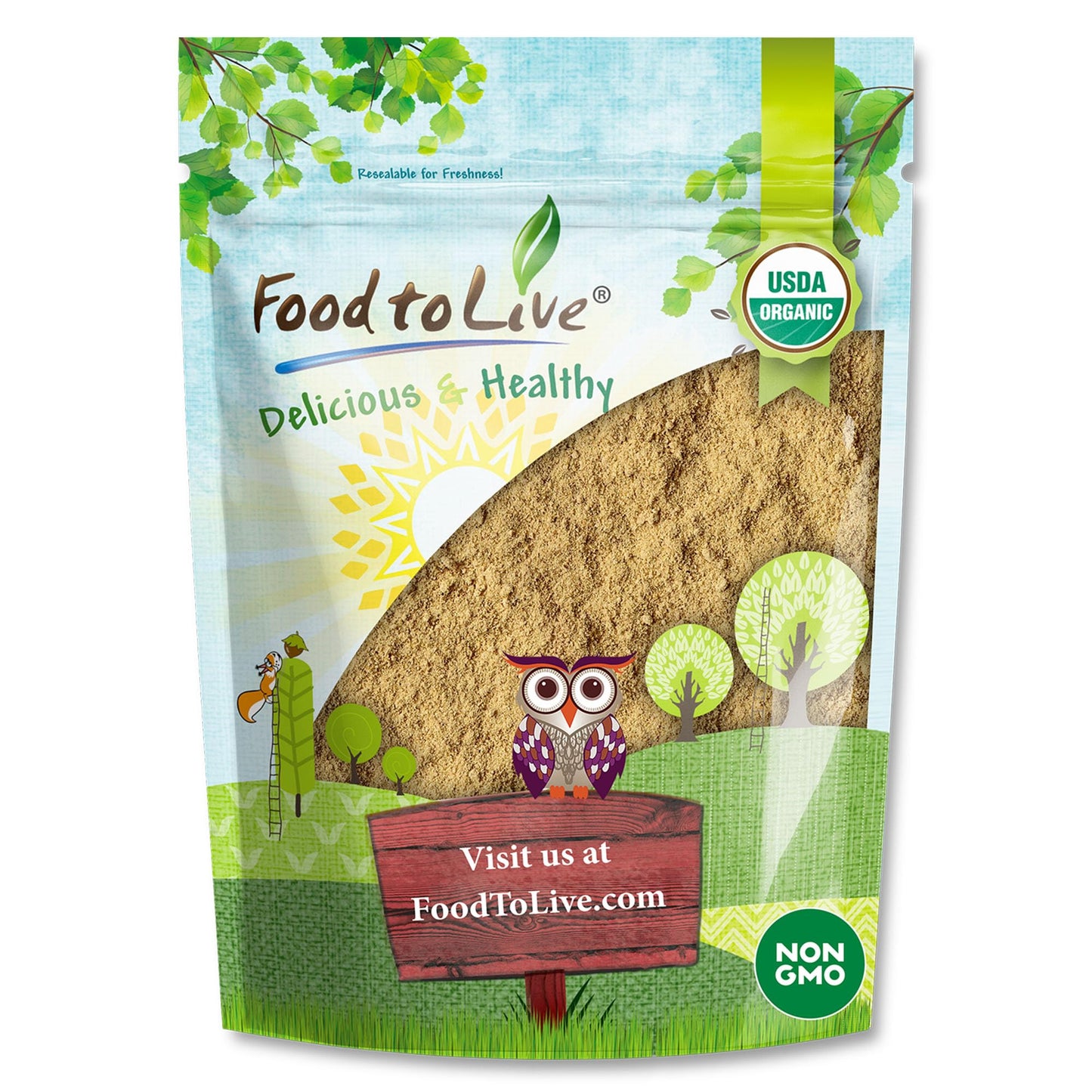 Food to Live Organic Triphala Powder, 1 lb – Amalaki, Haritaki & Bibhitaki