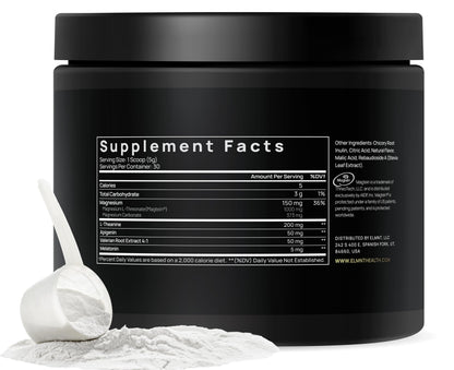 Triple Sleep Magnesium L-Threonate Powder – Magtein Sleep Aid with L-Theanine, Apigenin & Melatonin