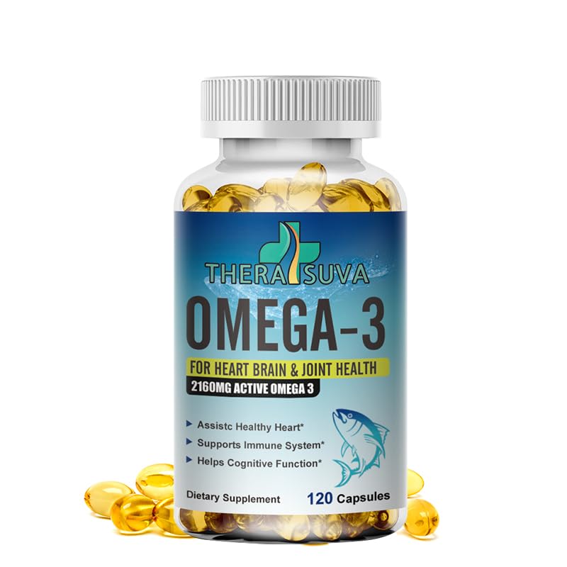 Triple Strength Omega-3 2160mg | EPA 1296mg + DHA 864mg | 60 Day Supply