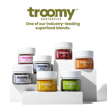 Troomy Boost Cordyceps Gummies – Focus & Active Lifestyle | Lemon Lime | 60 Count
