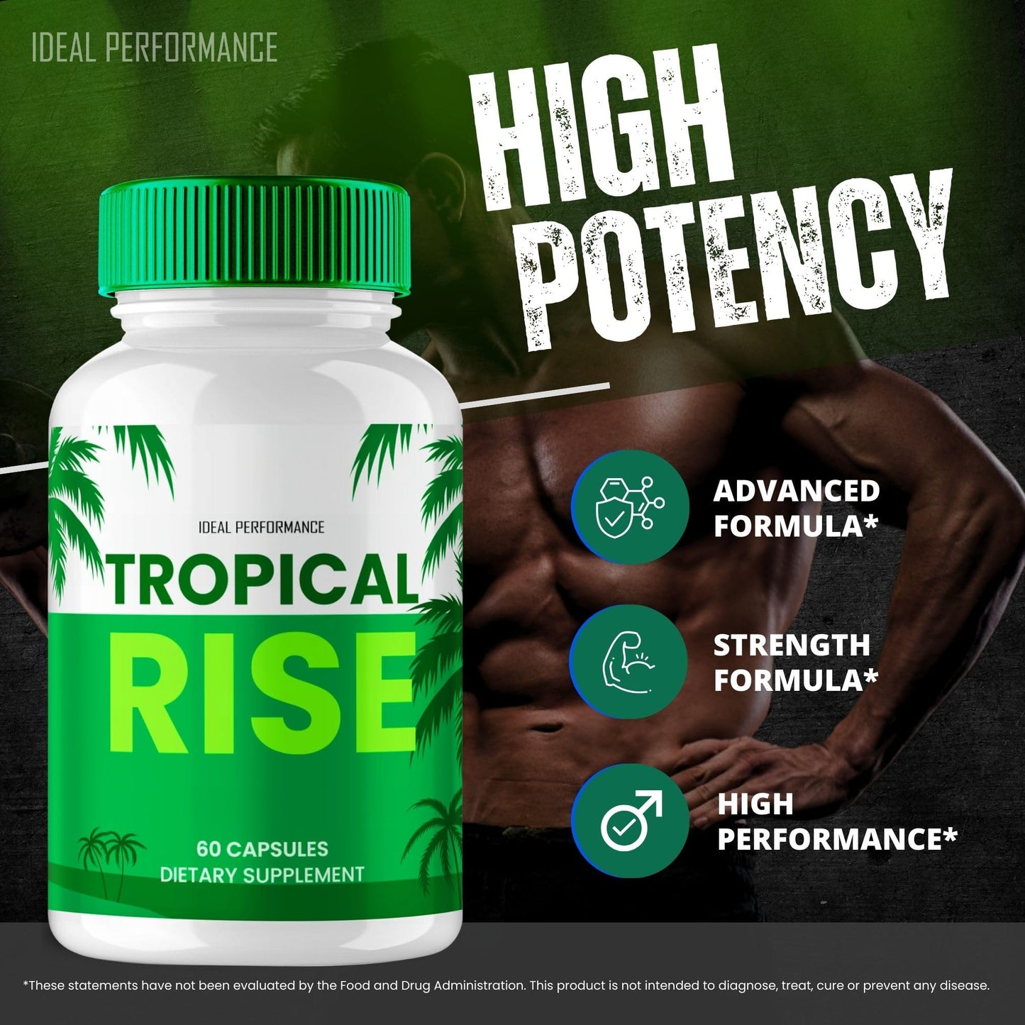 IDEAL PERFORMANCE Tropical Rise Capsules – Official TropicalRise Pills (2 Pack)