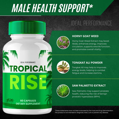 IDEAL PERFORMANCE Tropical Rise Capsules – Official TropicalRise Pills (2 Pack)