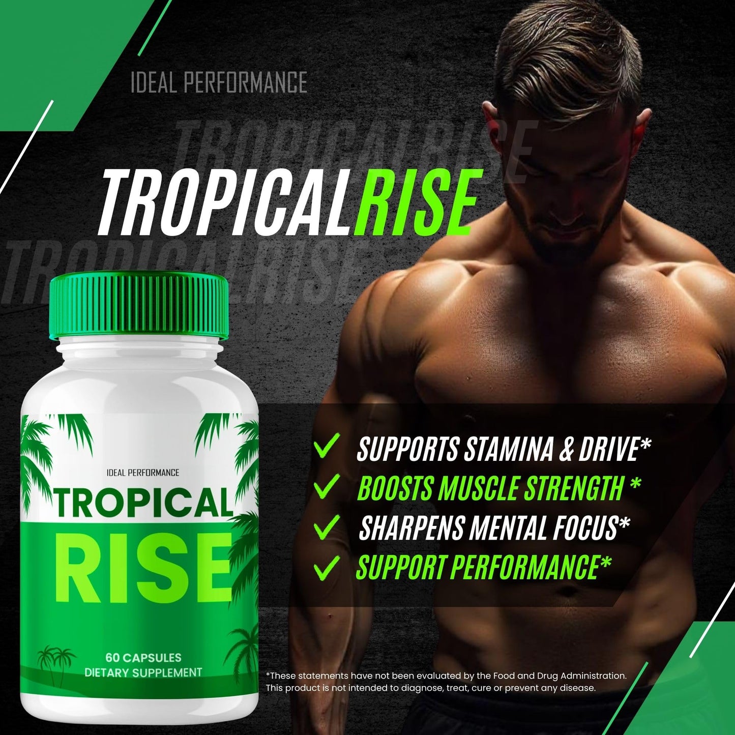 IDEAL PERFORMANCE Tropical Rise Capsules – Official TropicalRise Pills (2 Pack)