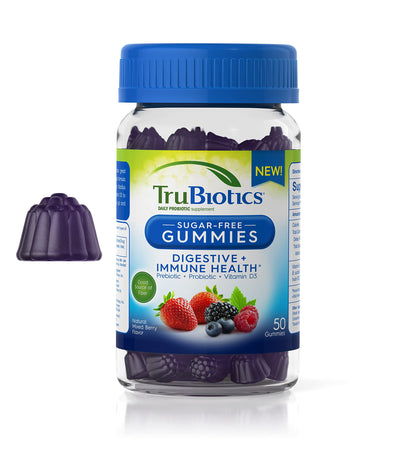 TruBiotics Probiotic Gummies with Prebiotics & Vitamin D3 | Digestive