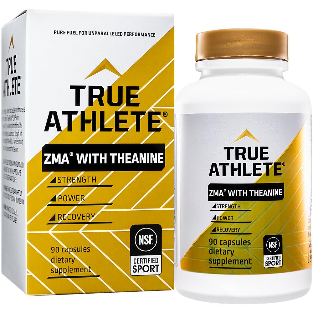 True Athlete ZMA with Theanine – Muscle Recovery, Sleep & Performance (90 Caps)