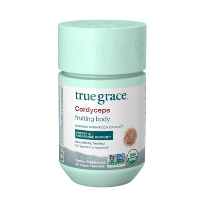 True Grace Cordyceps - Organic Mushroom Energy & Endurance (60 Capsules)