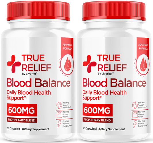 (2 Pack) True Relief Capsules – Official True Relief Supplement for Balance Support, All Natural Formula, 60 Capsules BritishVita | Premium UK Vitamins & Wellness Supplements