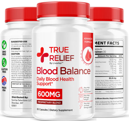 (2 Pack) True Relief Capsules – Official True Relief Supplement for Balance Support, All Natural Formula, 60 Capsules