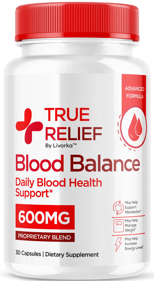 True Relief Capsules | Official True Relief Supplement - Balance Support, 30 Capsules BritishVita | Premium UK Vitamins & Wellness Supplements