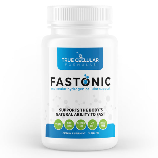 True Cellular Formulas Fastonic Molecular Hydrogen - 60 Servings (60 Tablets) | Non-GMO, Gluten & Soy Free BritishVita | Premium UK Vitamins & Wellness Supplements