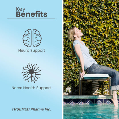 TRUEMED Neuropathy Support – Nerve Health Supplement (60 Veg Capsules)