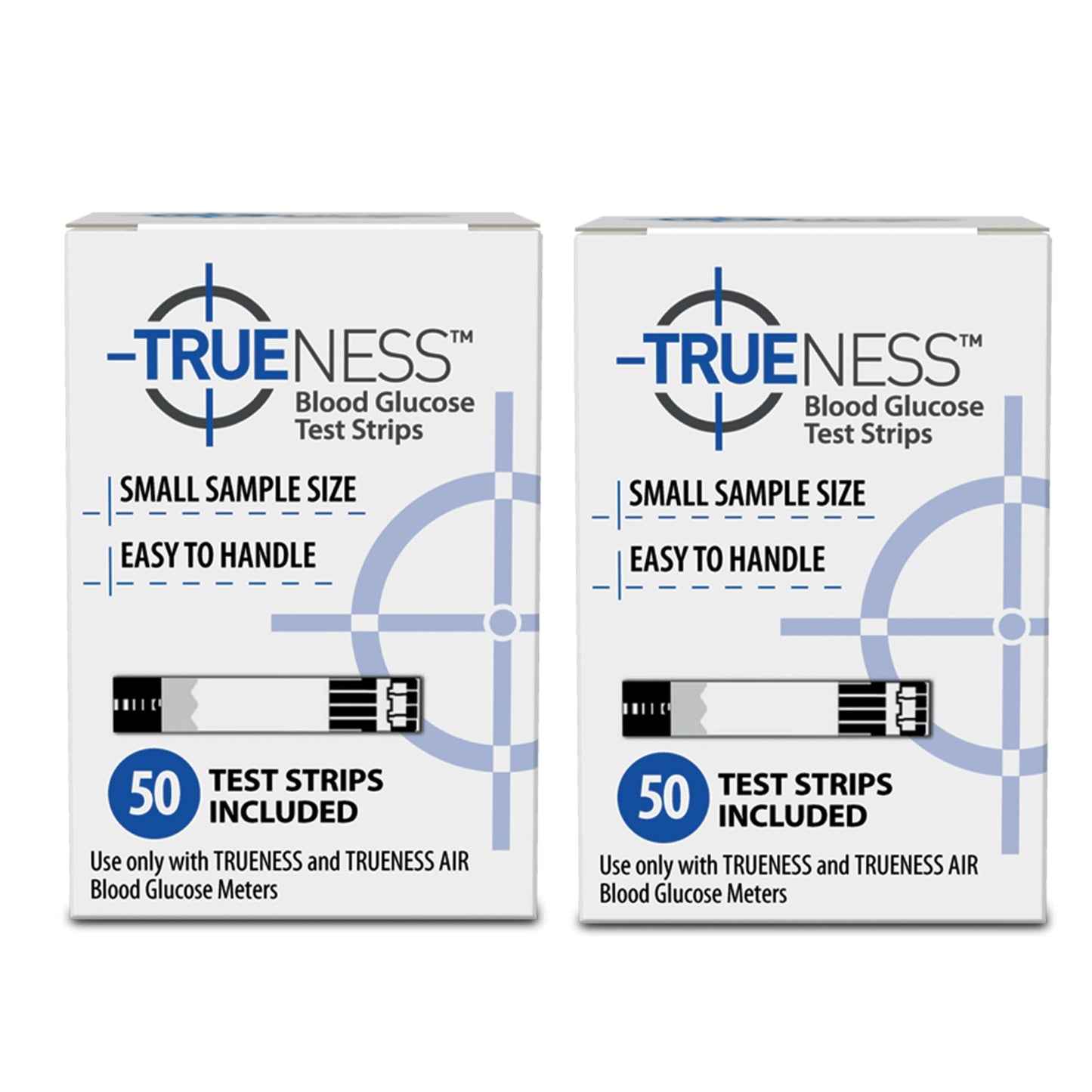 TRUENESS Blood Glucose Test Strips – 50 Count (2 Pack) for TRUENESS Meters