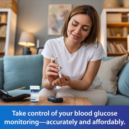 TRUENESS Blood Glucose Test Strips – 50 Count (2 Pack) for TRUENESS Meters