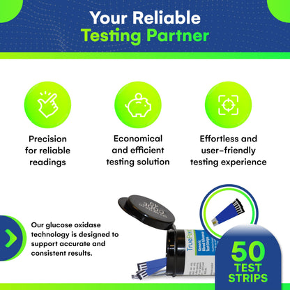 TruePoint Blood Glucose Test Strips – 50 Count, Compatible with Ultra, Ultra2, UltraMini & UltraSmart Meters
