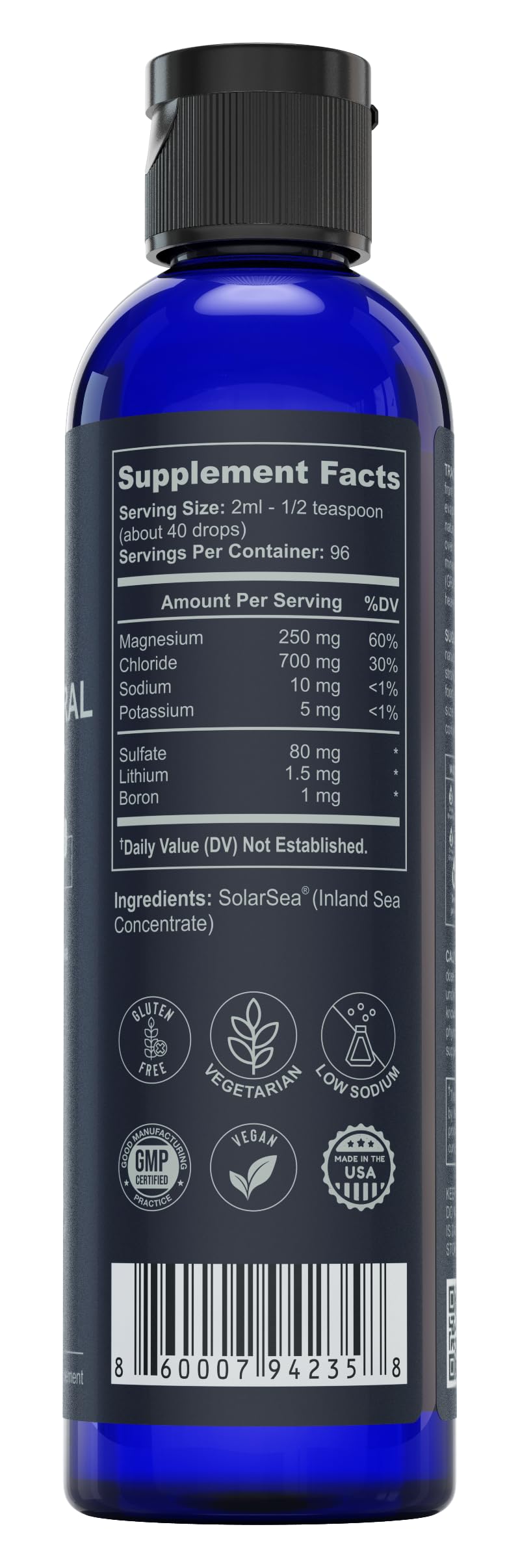 TRULIFE NATURALS Trace Mineral Complex – 8 oz, 72+ Ionic Minerals