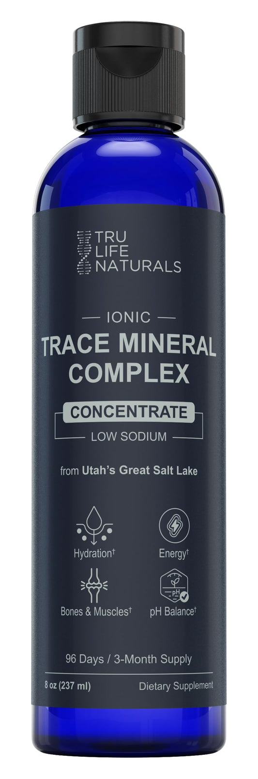 TRULIFE NATURALS Trace Mineral Complex – 8 oz, 72+ Ionic Minerals BritishVita | Premium UK Vitamins & Wellness Supplements