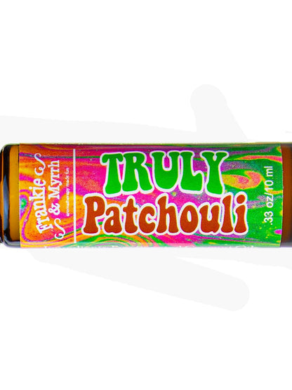 Truly Patchouli Roll On – Dark Aged Patchouli Essential Oil Perfume | Earthy Musky Aromatherapy