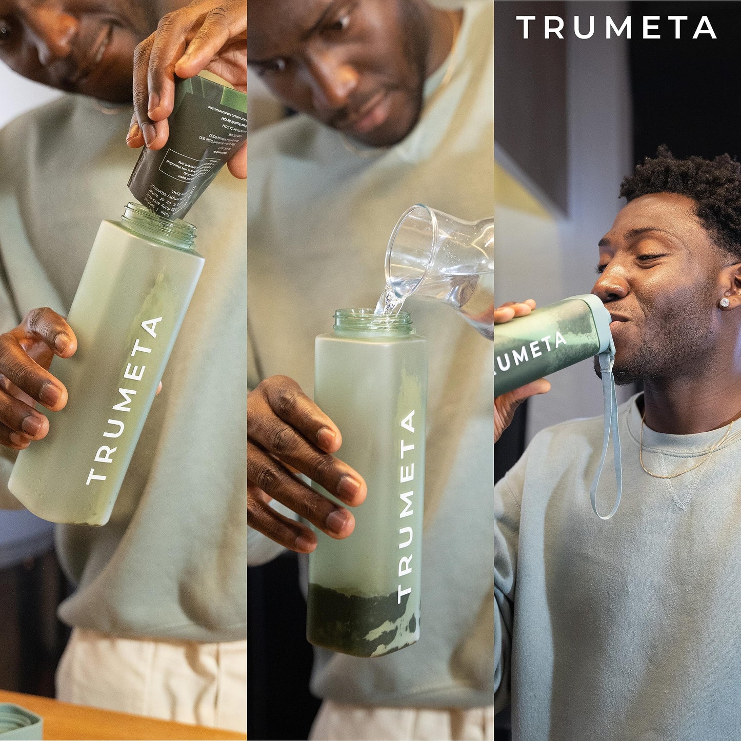 TRUMETA Greens Powder Travel Packs - 14 Servings for Memory & Digestion | Organic, Vegan & Non-GMO