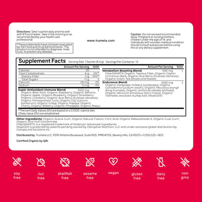 TRUMETA Superfood Reds Powder Packs – Immune Support & Memory