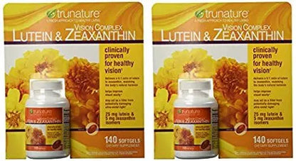 Trunature Vision Complex Lutein & Zeaxanthin Supplement, 140 Count (2 Packs) – Soy Free, Smaller Softgels BritishVita | Premium UK Vitamins & Wellness Supplements