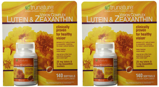 TruNature Vision Complex with Lutein & Zeaxanthin - 2-Pack 280 Softgels BritishVita | Premium UK Vitamins & Wellness Supplements