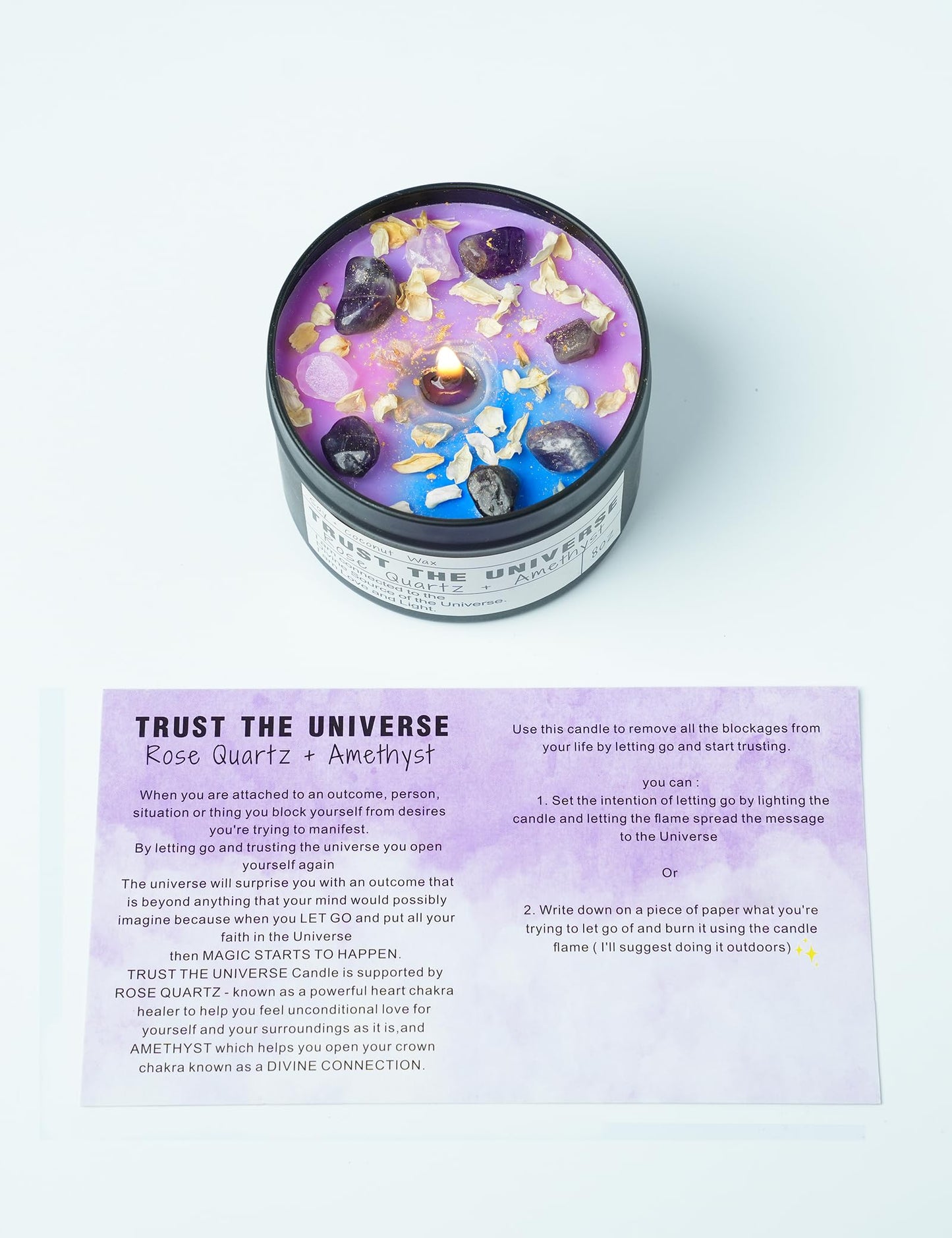 Healing Candles | Manifestation & Chakra Energy – Trust The Universe